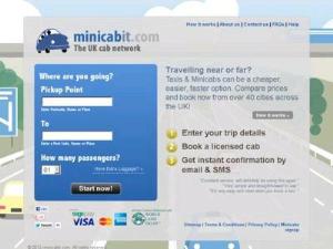 Minicabit The UK cab nerwork - Car Rental UK Companies Directory