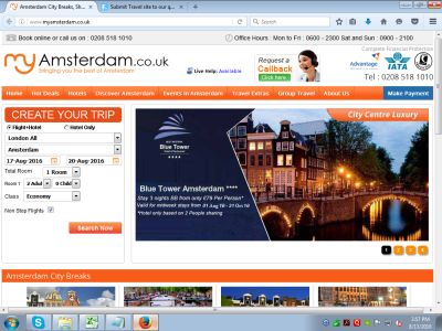 Amsterdam City Breaks, Short Bre - Travel agents UK Directory