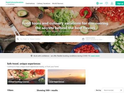 BookCulinaryVacations - World Travel Sites Companies Directory