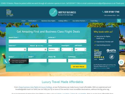 Just Fly Business Ltd - Flights Companies Directory