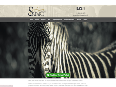Seeking Safaris Ltd - Foreign Holiday Companies Directory