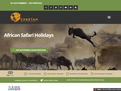 Cheetah Revolution Safaris - World Travel Sites Directory